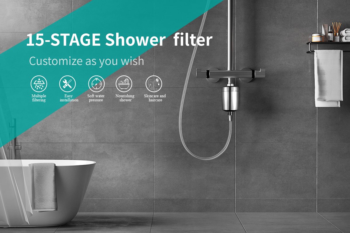 activated carbon shower filter