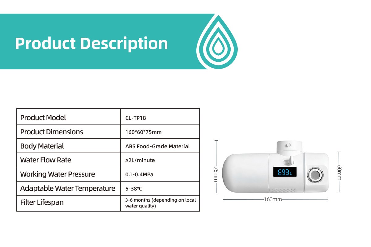 Tap water filter-TP18-9