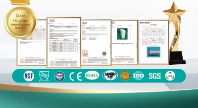 RO water purifier manufacturer-Calux Certifications